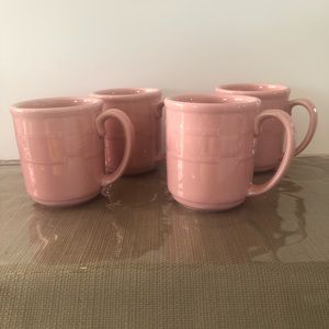 Longerberger Breast Cancer Awareness 4 Mugs